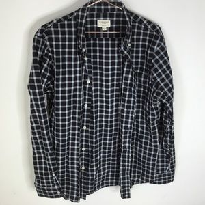 Club Monaco Slim Fit Checkered Button Down Shirt